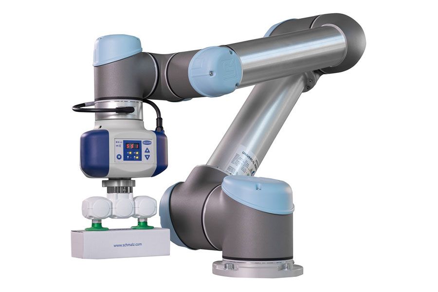 Robot collaborativo con pinza a vuoto